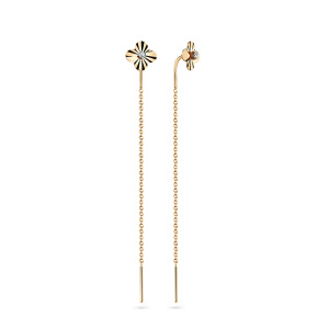 Серьги 002-0571-2101-011 (Au 585)