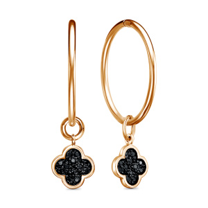 Серьги 124015-5 (Au 585)