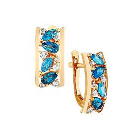 Серьги 17508 (Au 585)