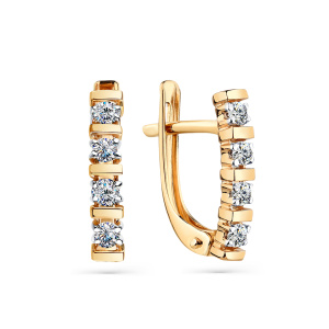 Серьги 002-0540-0001-011 (Au 585)