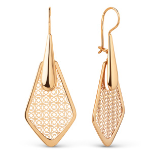 Серьги 501742-1000 (Au 585)