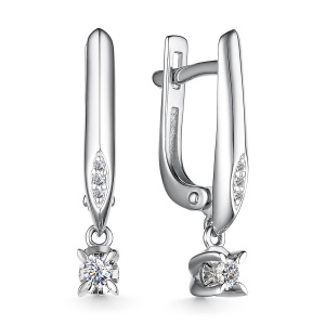 Серьги 25683-200 (Au 585)