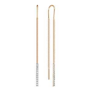 Серьги 140179 (Au 585)