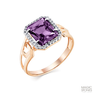 Кольцо 01-2-640-4801-011 (Au 585)