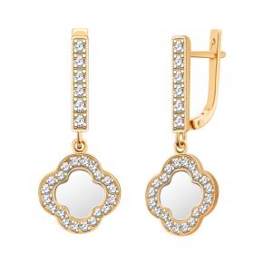 Серьги 20486эс14 (Au 585)