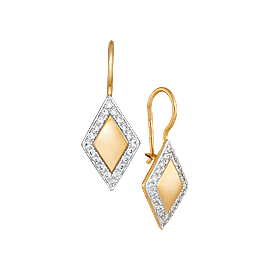 Серьги 19939 (Au 585)