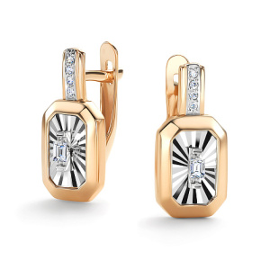 Серьги 26531-100 (Au 585)