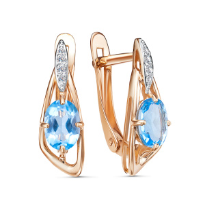 Серьги 2518008 1 1 1 (Au 585)