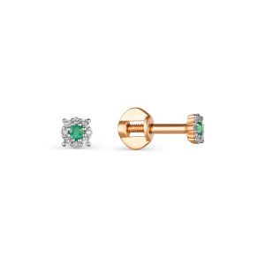Серьги 22296-101 (Au 585)