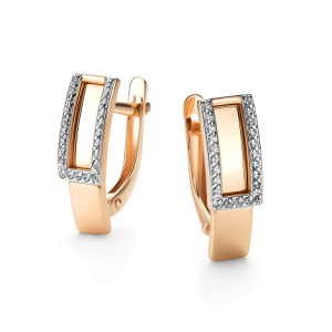 Серьги 26521-100 (Au 585)