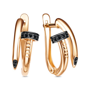 Серьги 822716-5р (Au 585)