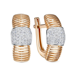 Серьги 120820 (Au 585)