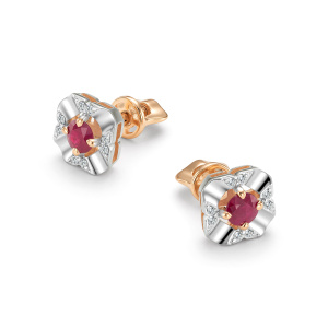 Серьги 27238-103 (Au 585)