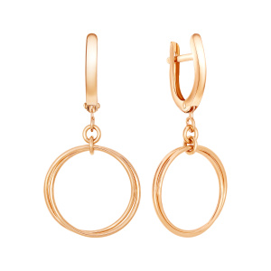 Серьги 62-0187 (Au 585)