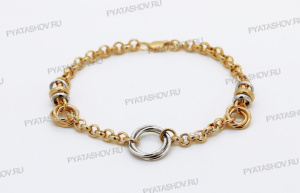 Браслет Т-26114 (Au 585)