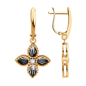 Серьги 51-121-02984-1 (Au 585)