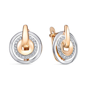 Серьги 1201053 (Au 585)