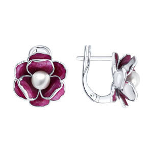 Серьги 94027279 (Ag 925)