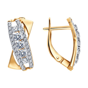 Серьги 0200761 (Au 585)