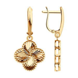 Серьги 51-121-02970-1 (Au 585)