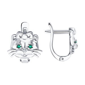 Серьги 94021414 (Ag 925)