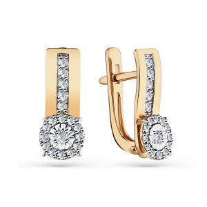 Серьги 2-408603-00-00 (Au 585)