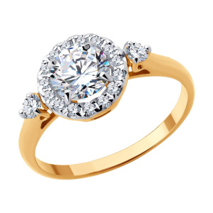 Кольцо 019487 (Au 585)