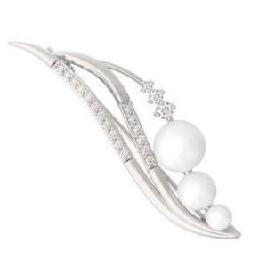 Брошь 1053764-01150-2S (Ag 925)