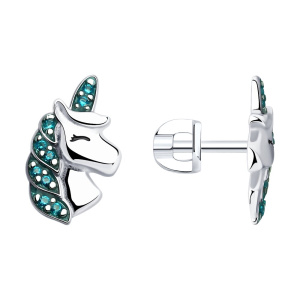 Серьги 94025930 (Ag 925)