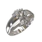 Кольцо 1031991-01110 (Ag 925)