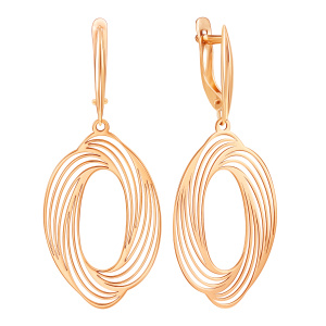 Серьги 00-62-0467-00 (Au 585)