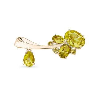 Брошь 07-1-023-59 (Au 585)