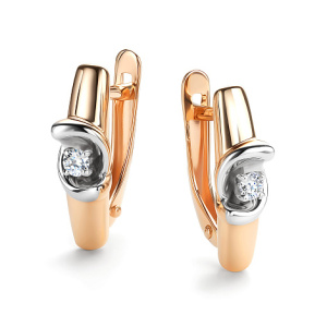 Серьги 26510-100 (Au 585)