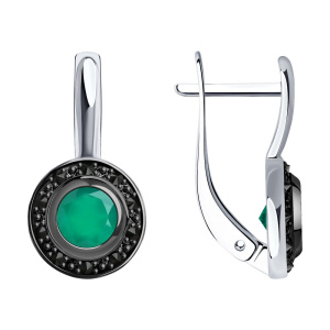 Серьги 92021545 (Ag 925)