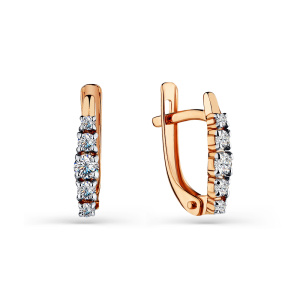 Серьги 002-0481-0001-011 (Au 585)