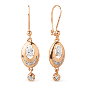 Серьги 029722-1102 (Au 585)