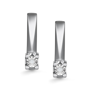 Серьги 26013-200 (Au 585)