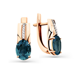 Серьги 02-3-155-1101-011 (Au 585)