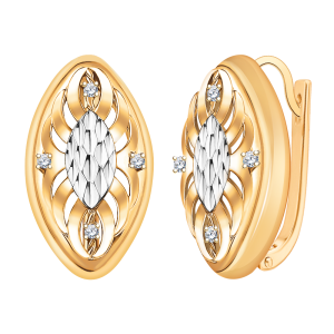 Серьги 20536а (Au 585)