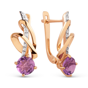 Серьги 030932-1312 (Au 585)