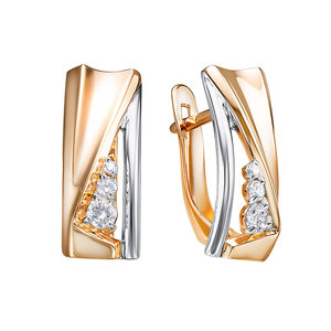 Серьги 1202546 (Au 585)