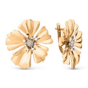 Серьги 802292-1102 (Au 585)