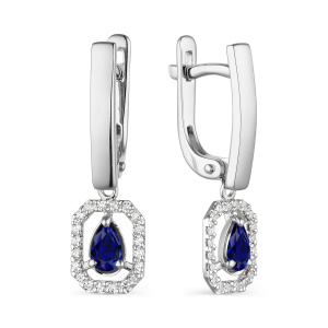 Серьги 23590-202№195 (Au 585)