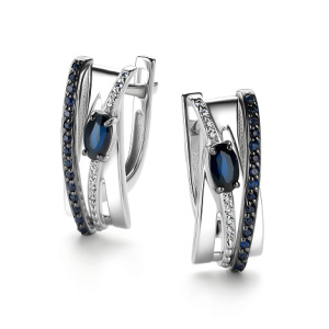 Серьги 26425-202 (Au 585)