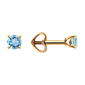 Серьги 51-322-01296-4 (Au 585)