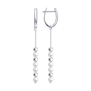 Серьги 94024370 (Ag 925)