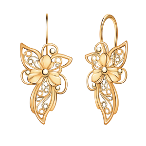 Серьги 20211 (Au 585)