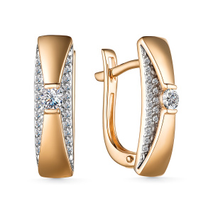 Серьги 25530-100 (Au 585)