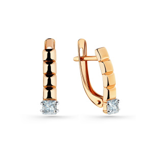 Серьги 002-0685-0001-011 (Au 585)