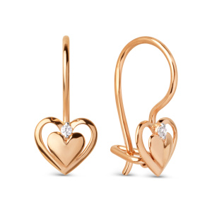 Серьги 022762-1102 (Au 585)